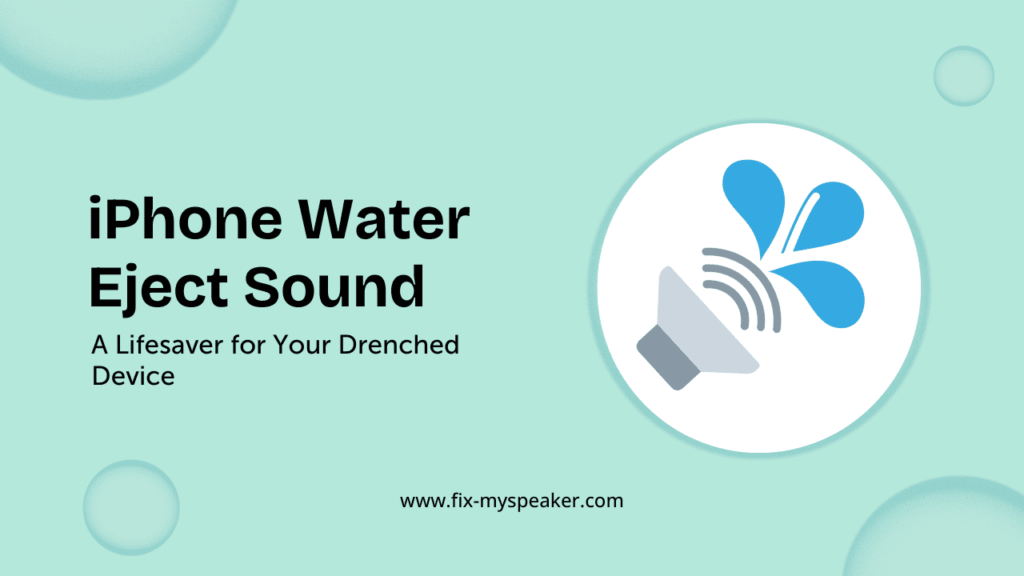 how to eject water from iphone water eject sound
